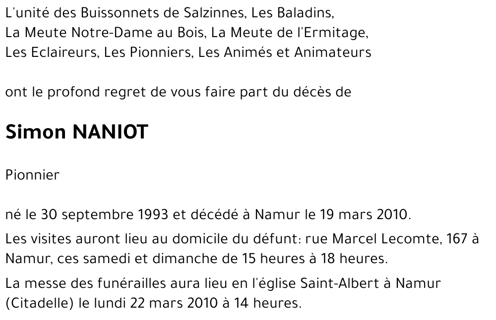 Simon NANIOT