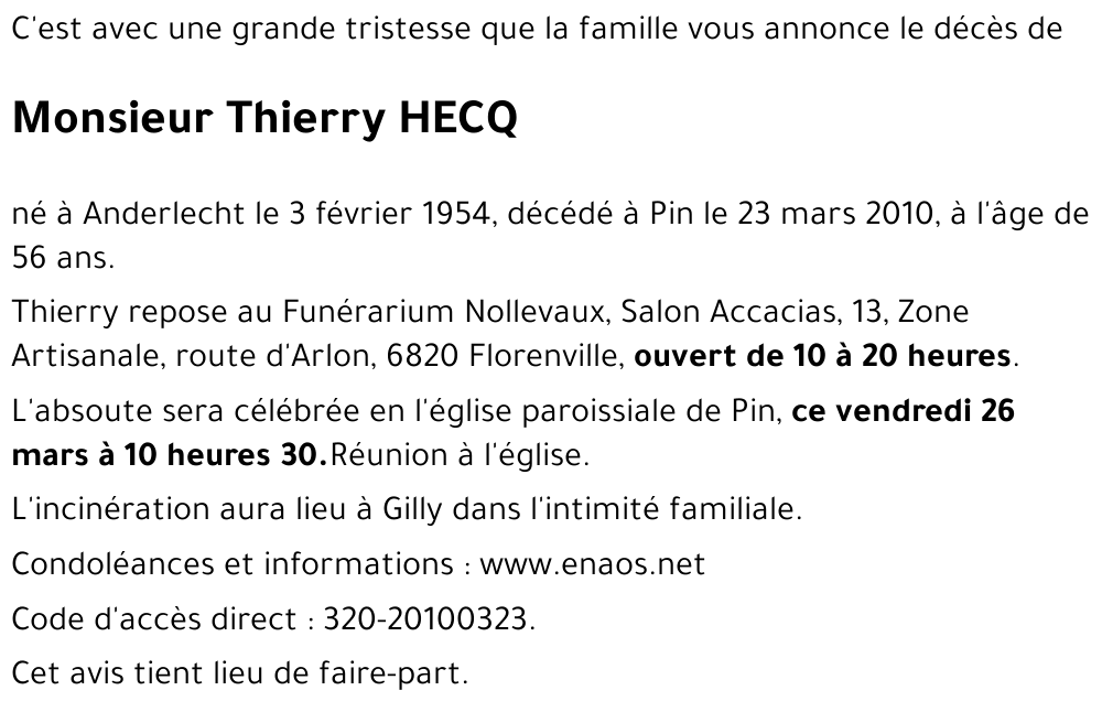 Thierry HECQ
