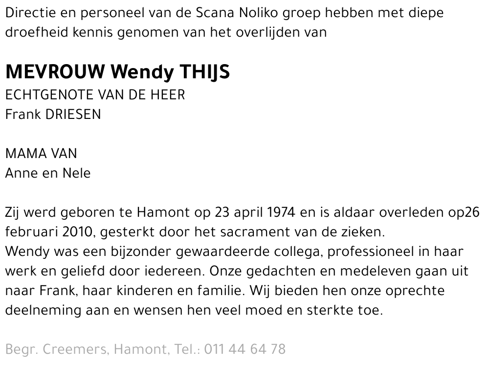 Wendy Thijs
