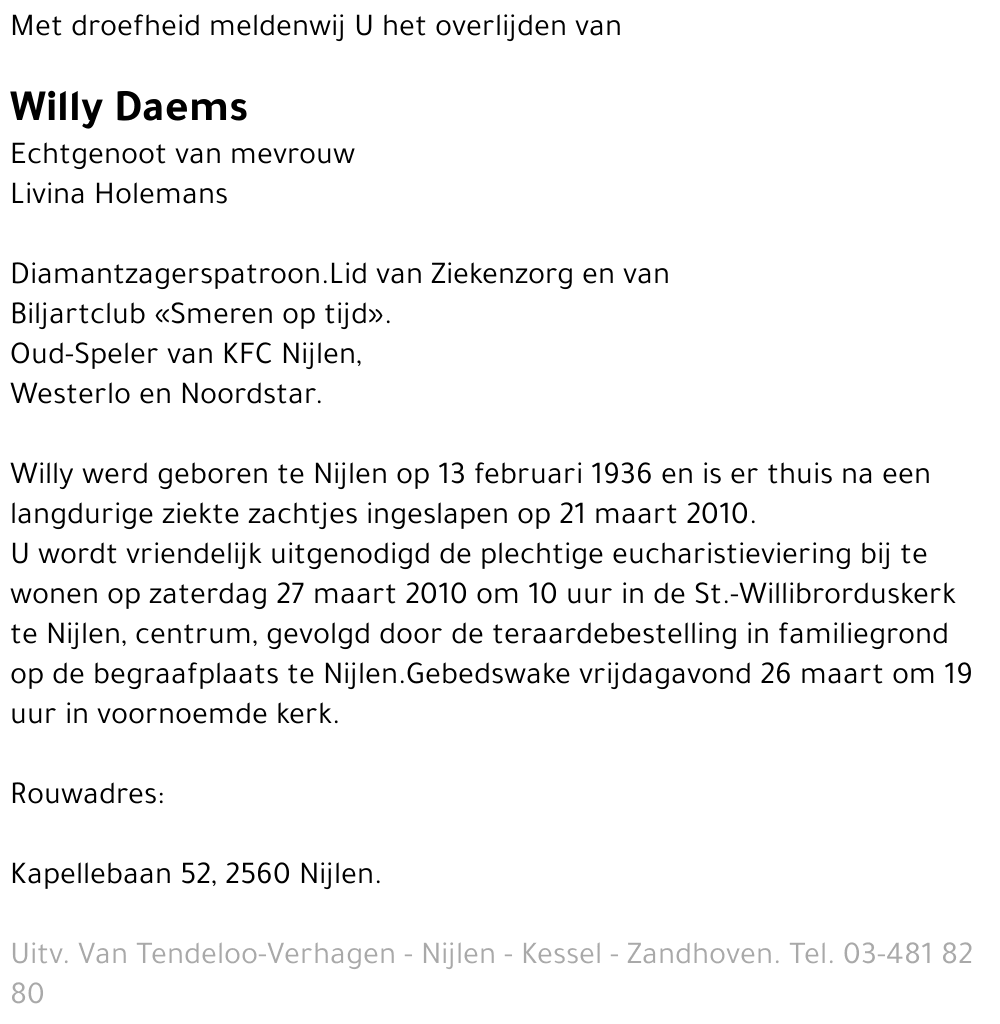Willy Daems