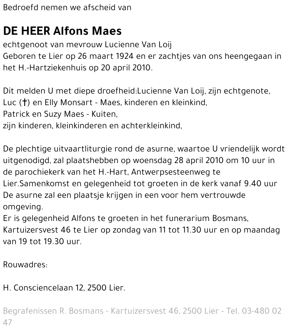 alfons maes