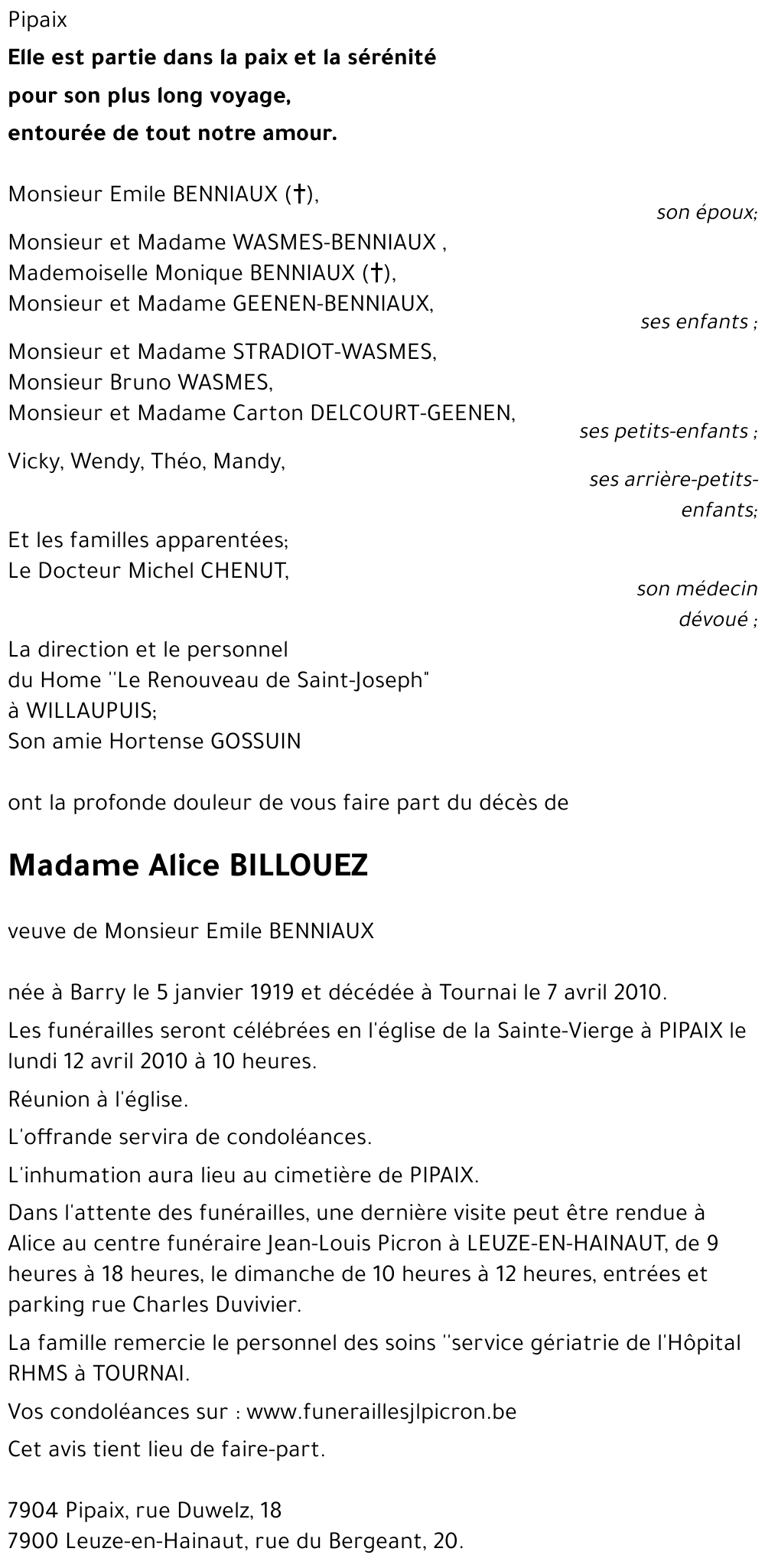 Alice BILLOUEZ
