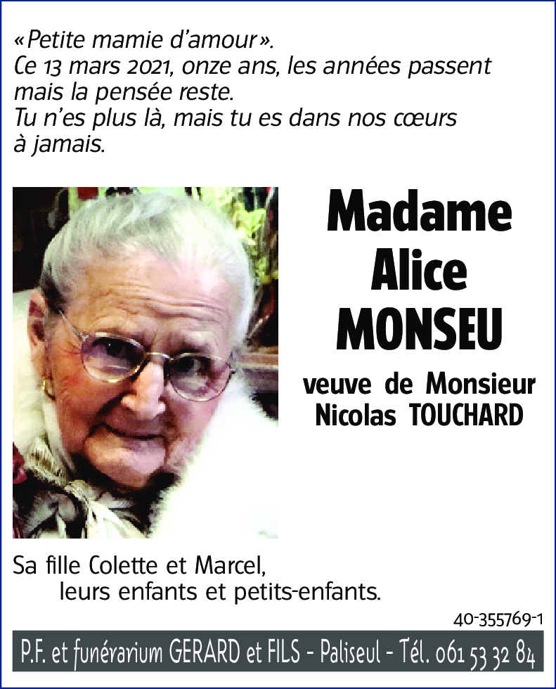 Alice MONSEU