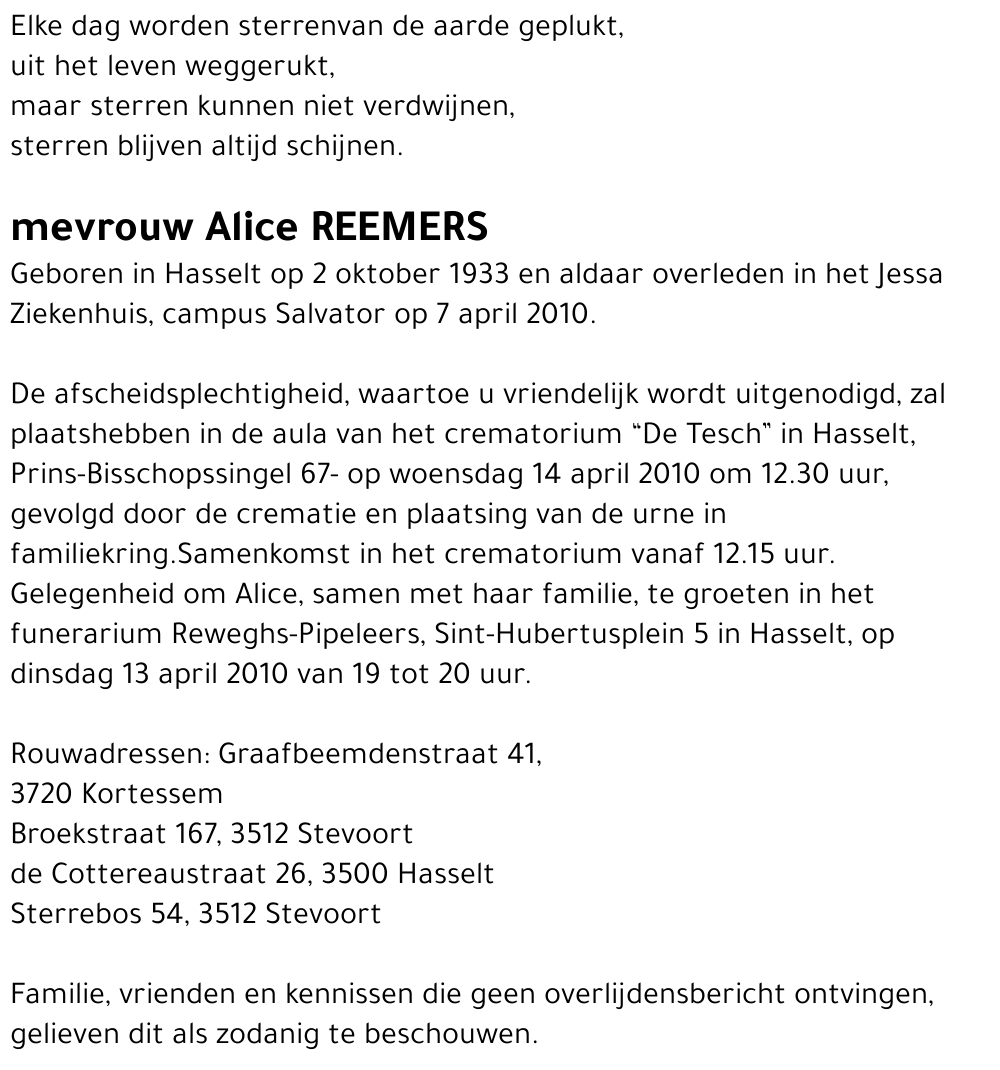 Alice Reemers