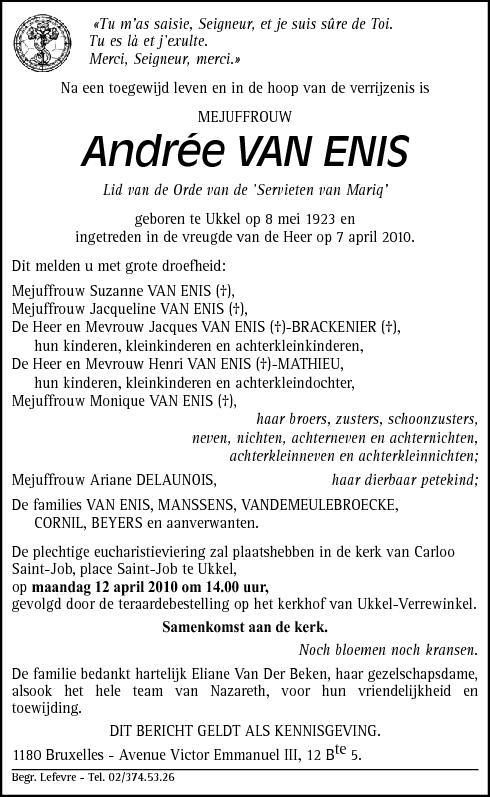 Andrée Van Enis