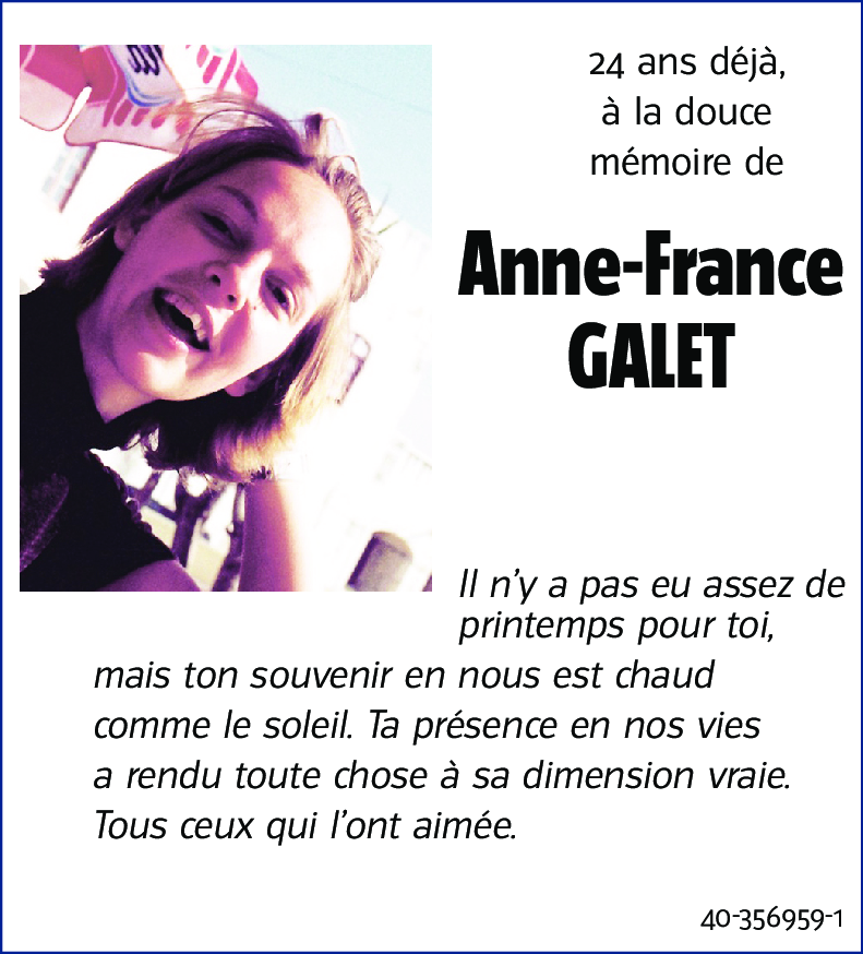 Anne-France GALET