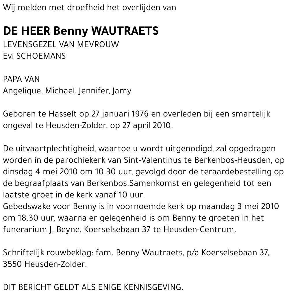 Benny Wautraets
