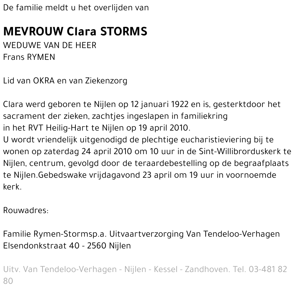 Clara Storms