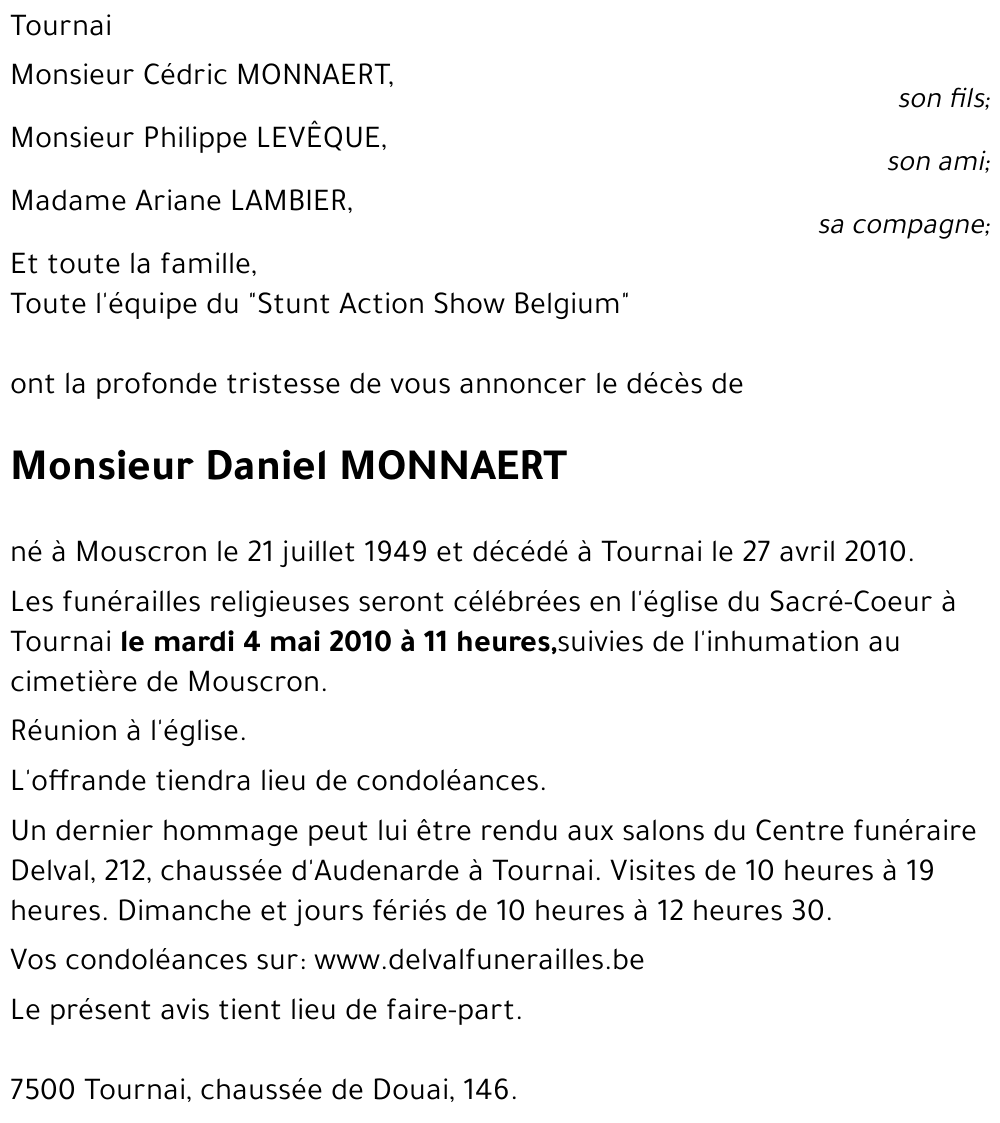 Daniel MONNAERT