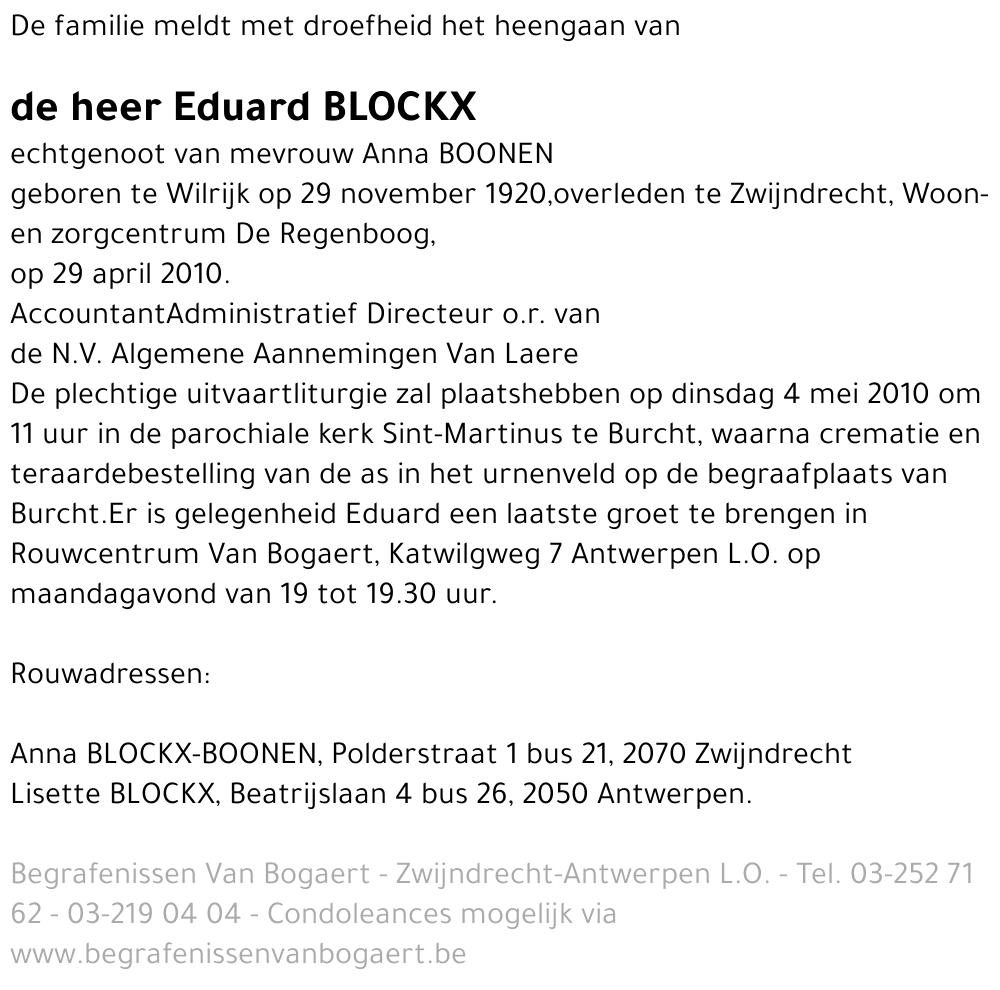 Eduard Blockx