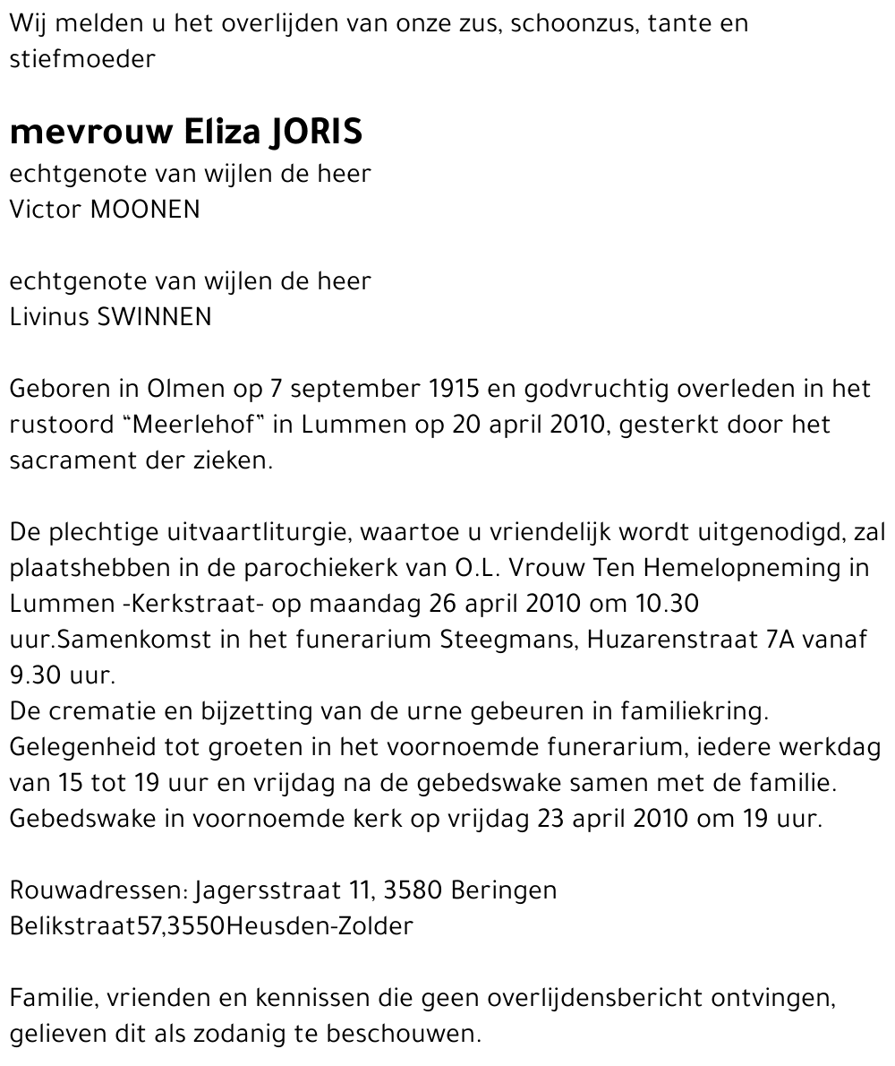Eliza Joris