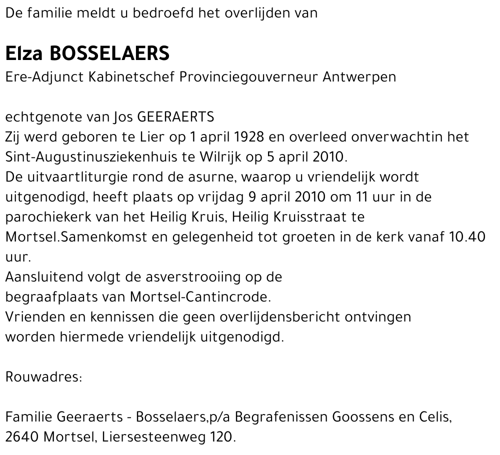 Elza Bosselaers