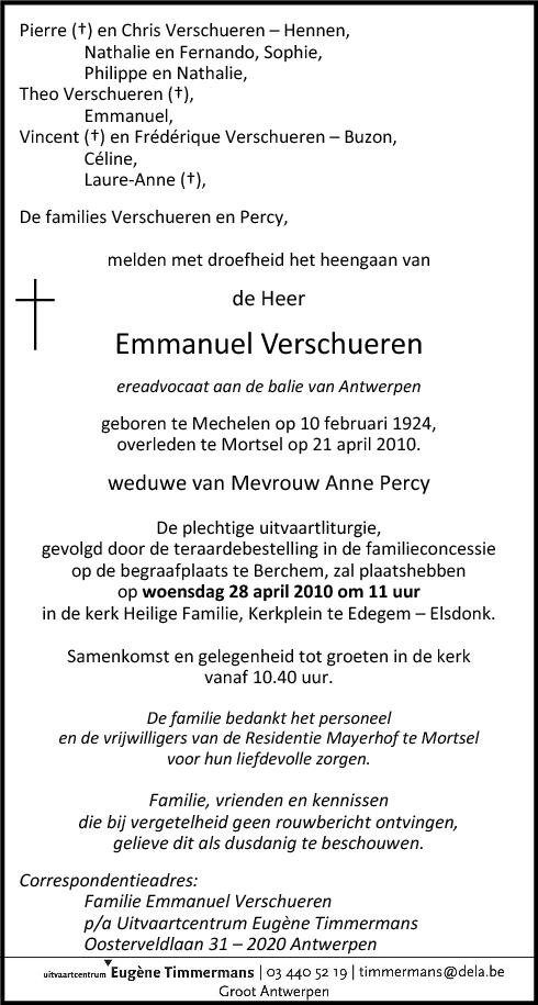 emmanuel verschueren