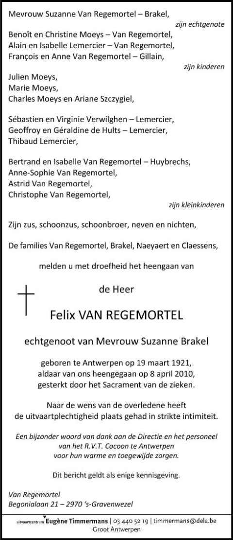 Felix Van Regemortel