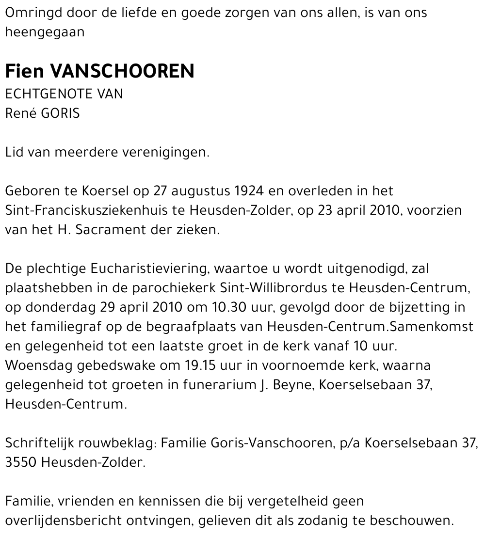 Fien Vanschooren