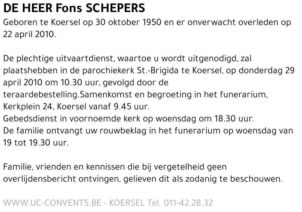 Fons Schepers