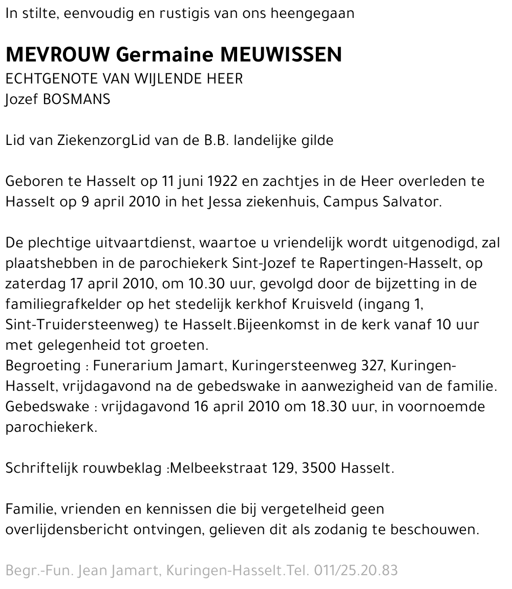 Germaine Meuwissen