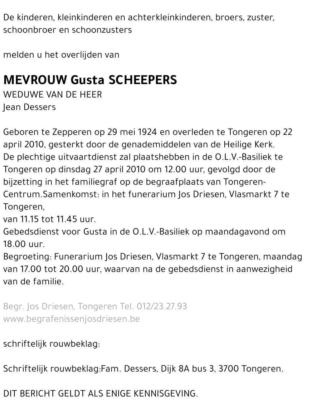 Gusta Scheepers