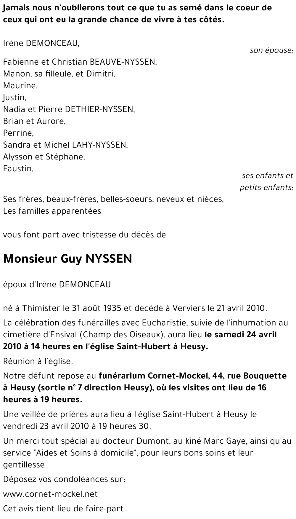 Guy NYSSEN