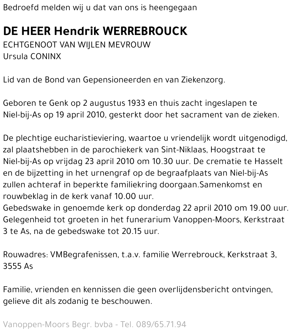 Hendrik Werrebrouck