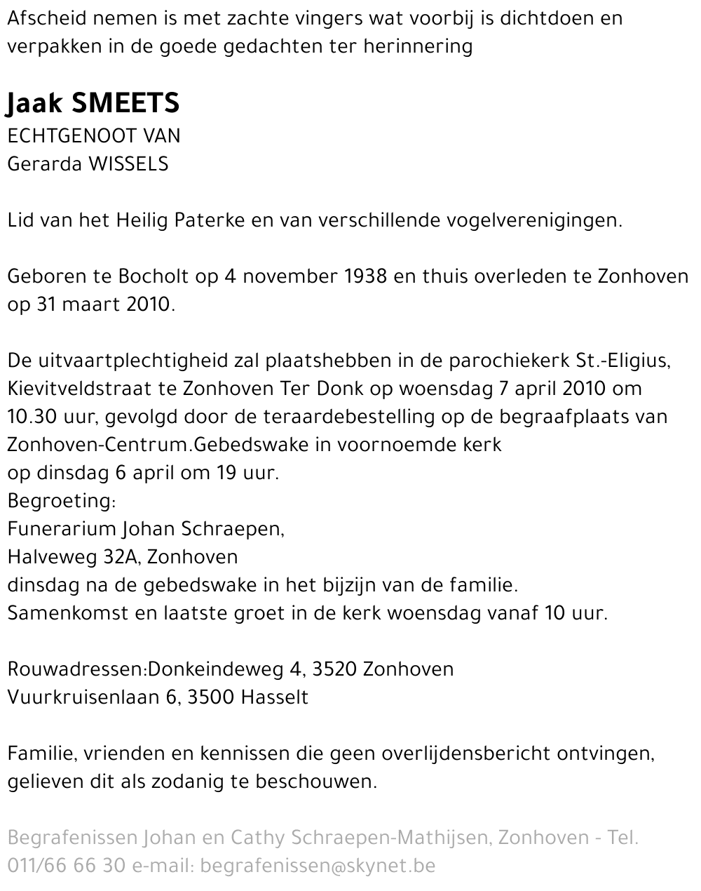 Jaak Smeets