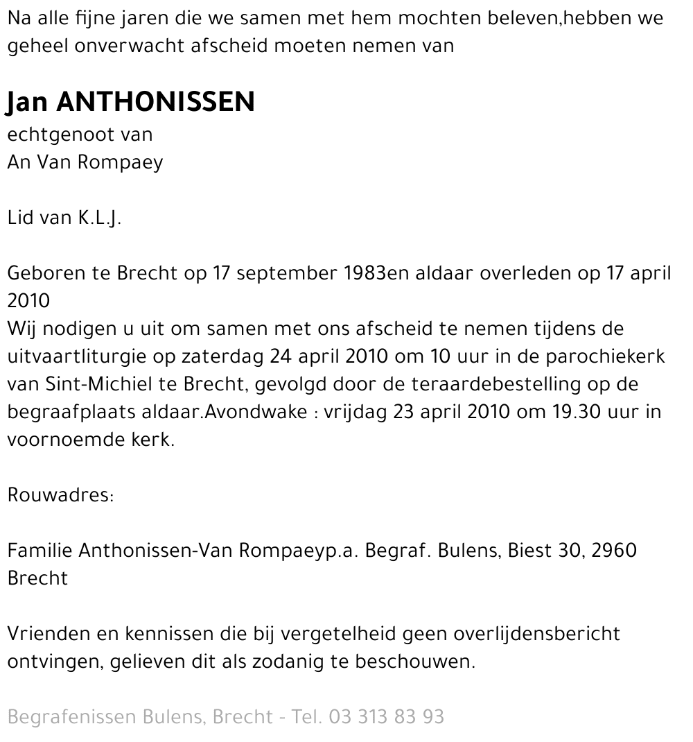 Jan Anthonissen