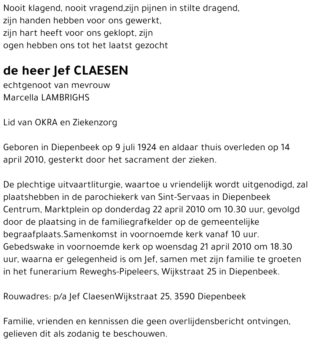 Jef Claesen