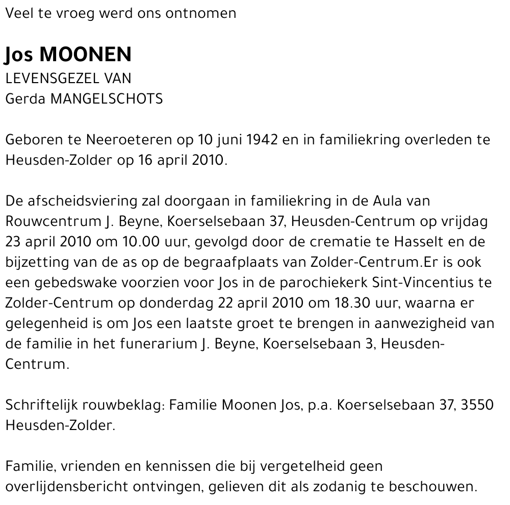 Jos Moonen