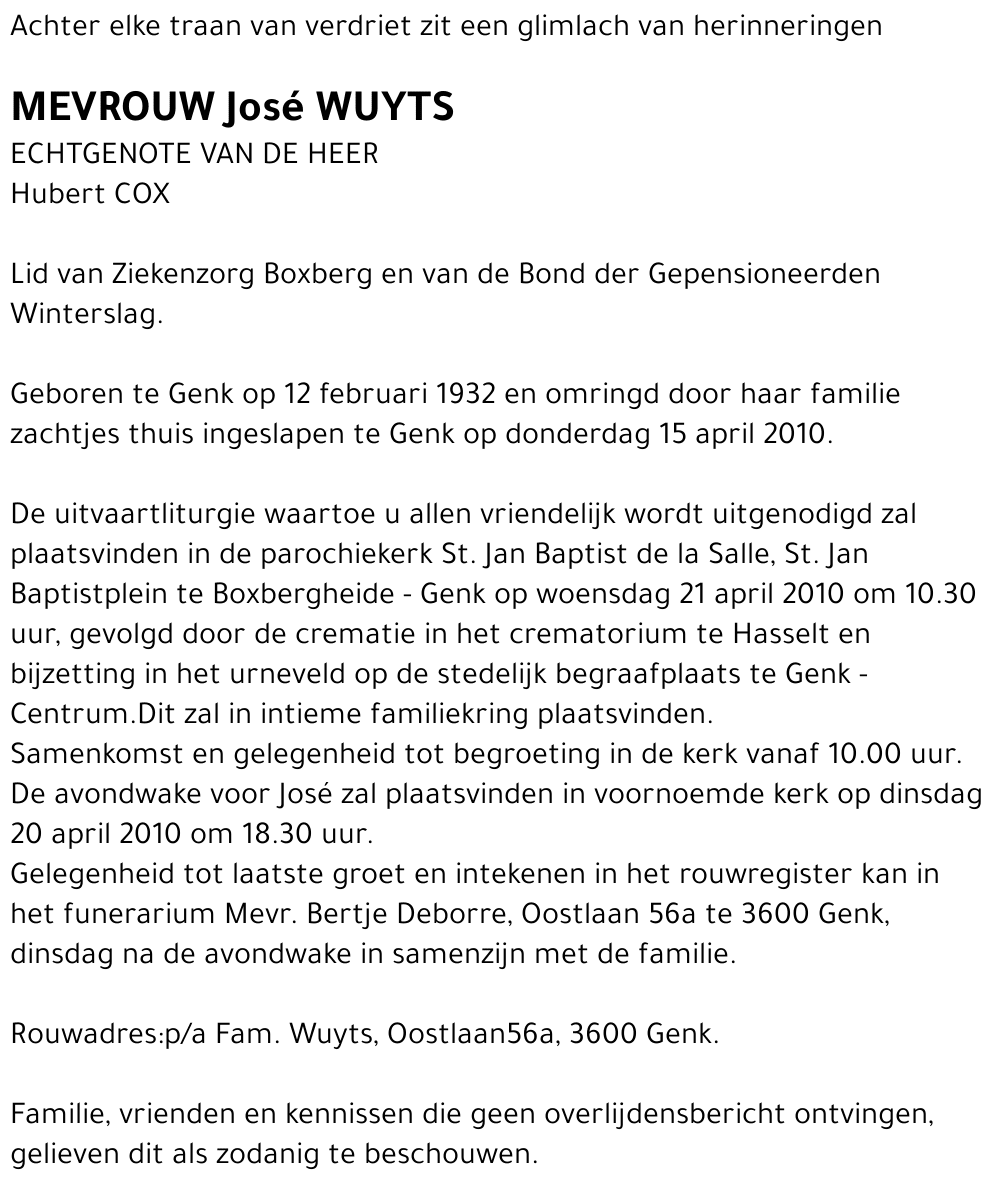 José WUYTS
