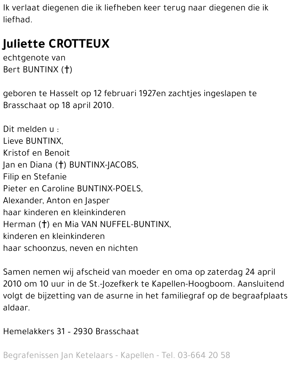 Juliette Crotteux