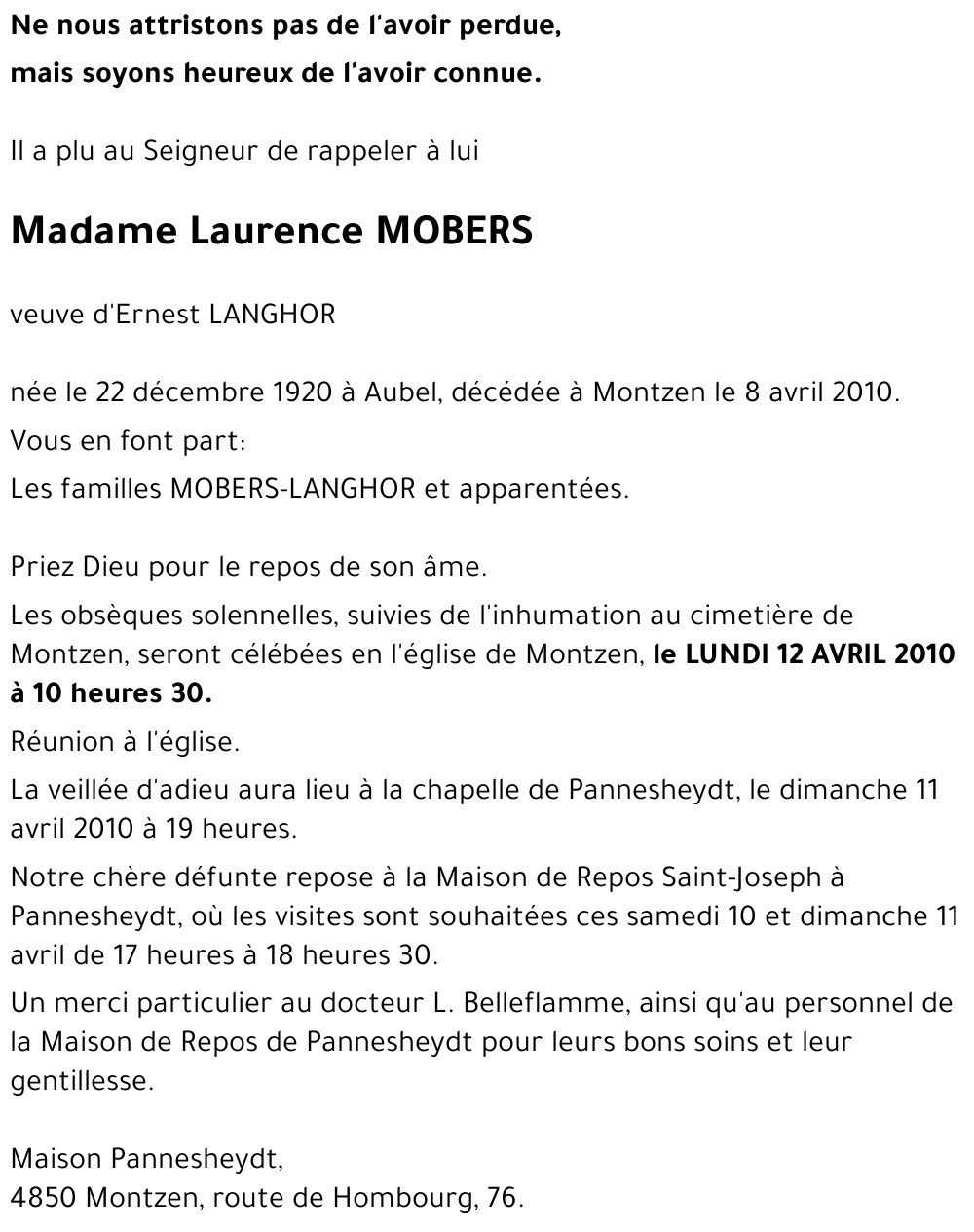 Laurence MOBERS