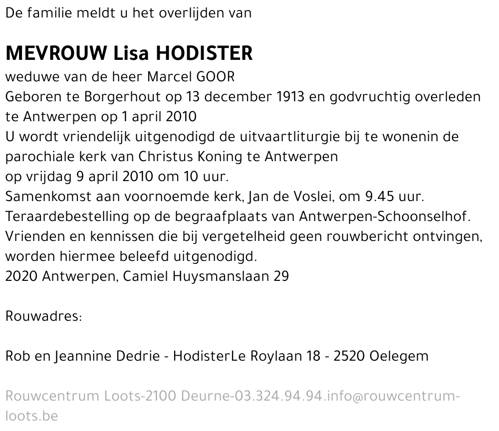 Lisa Hodister