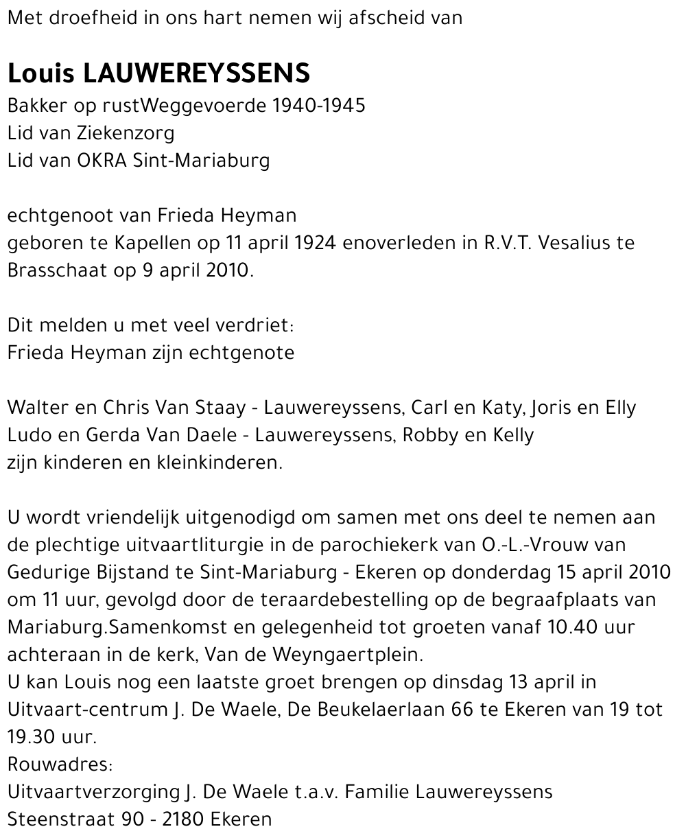 Louis Lauwereyssens