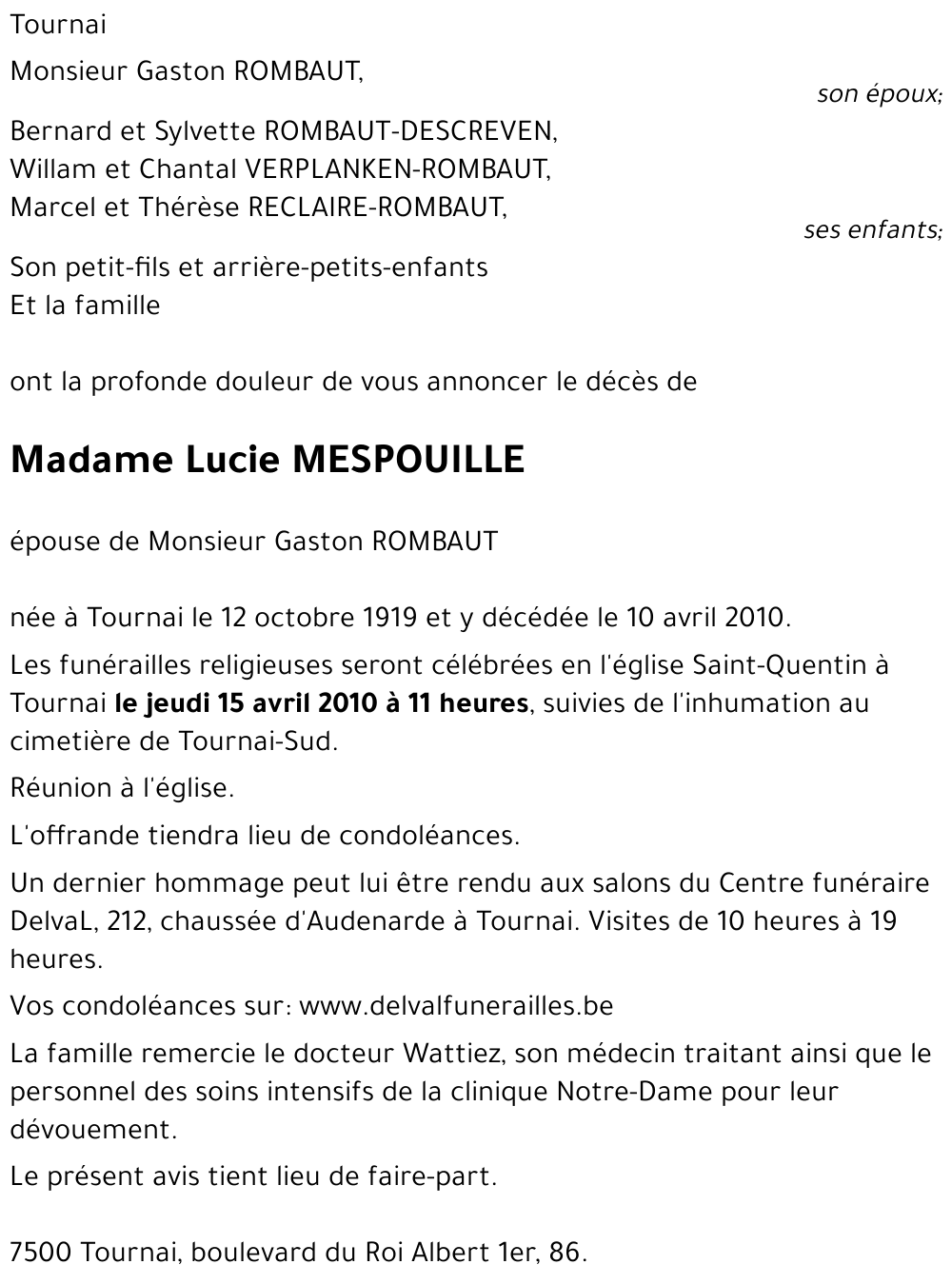 Lucie MESPOUILLE