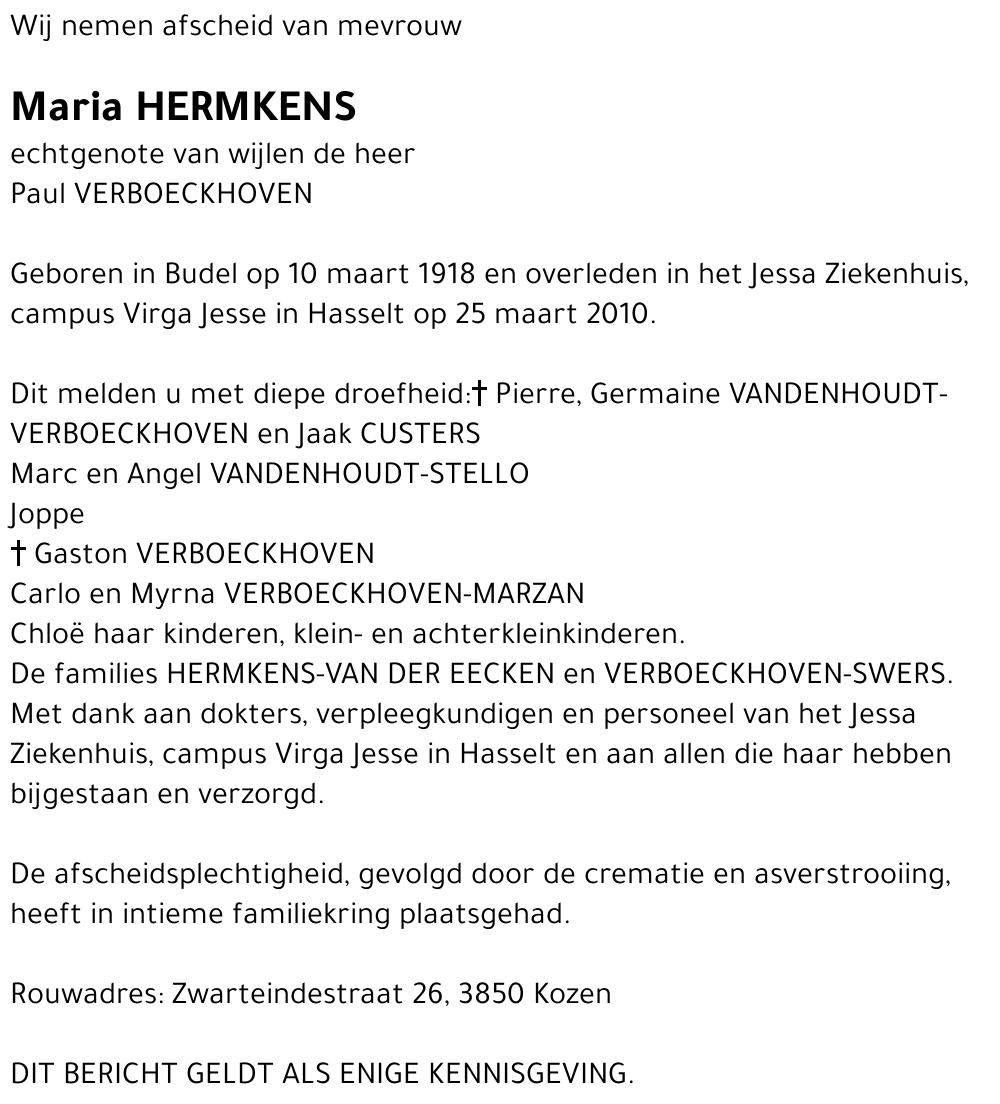 Maria Hermkens