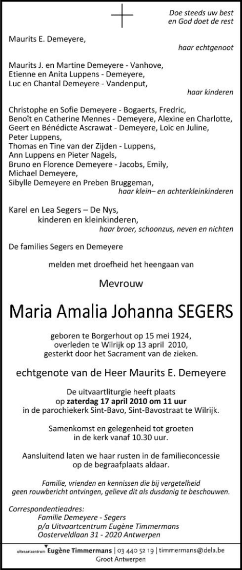 Maria Segers