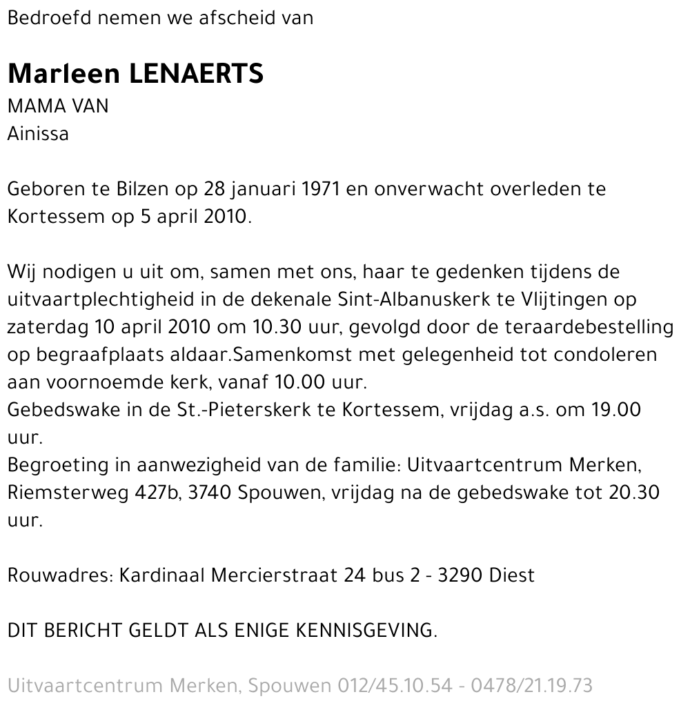 Marleen Lenaerts