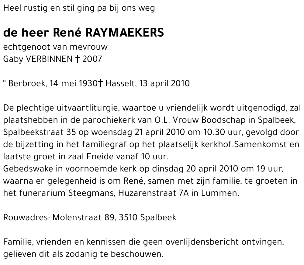 René Raymaekers