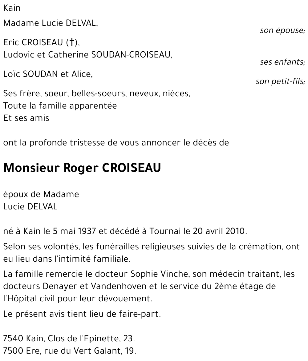 Roger CROISEAU