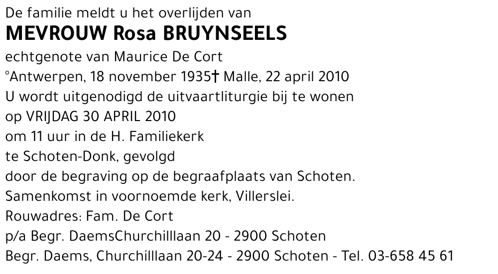 Rosa Bruynseels