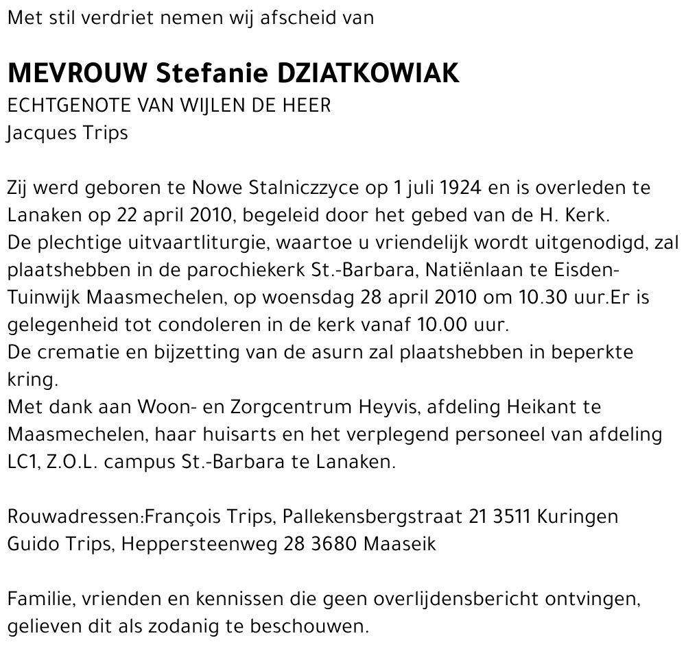 Stefanie Dziatkowiak