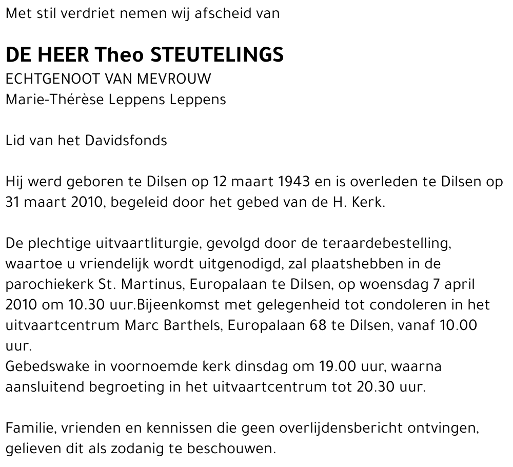 Theo Steutelings