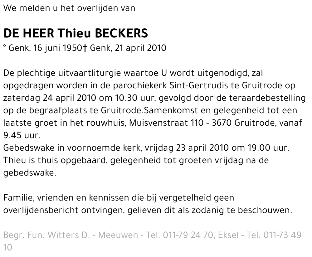Thieu Beckers