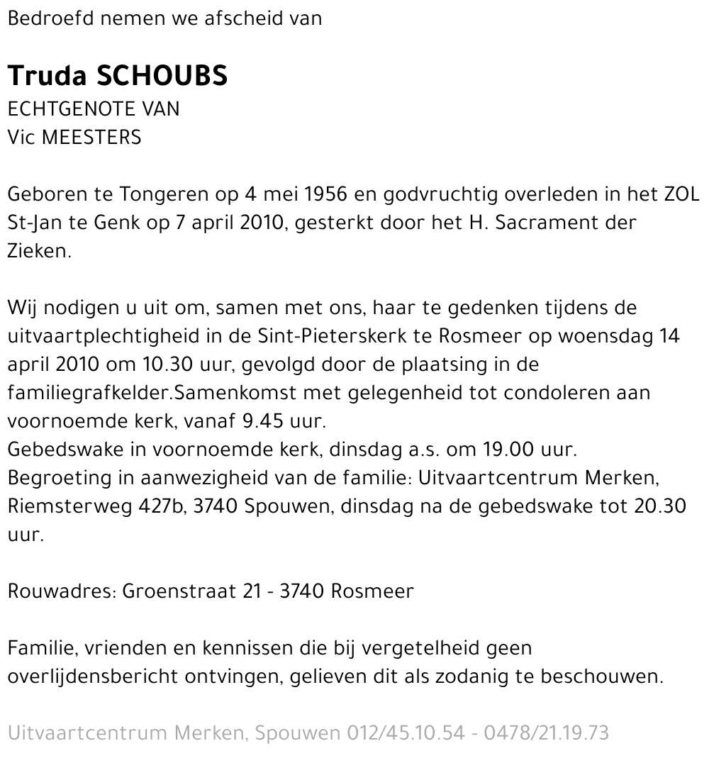 Truda Schoubs