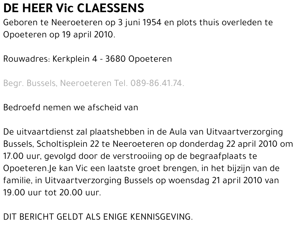 Vic Claessens