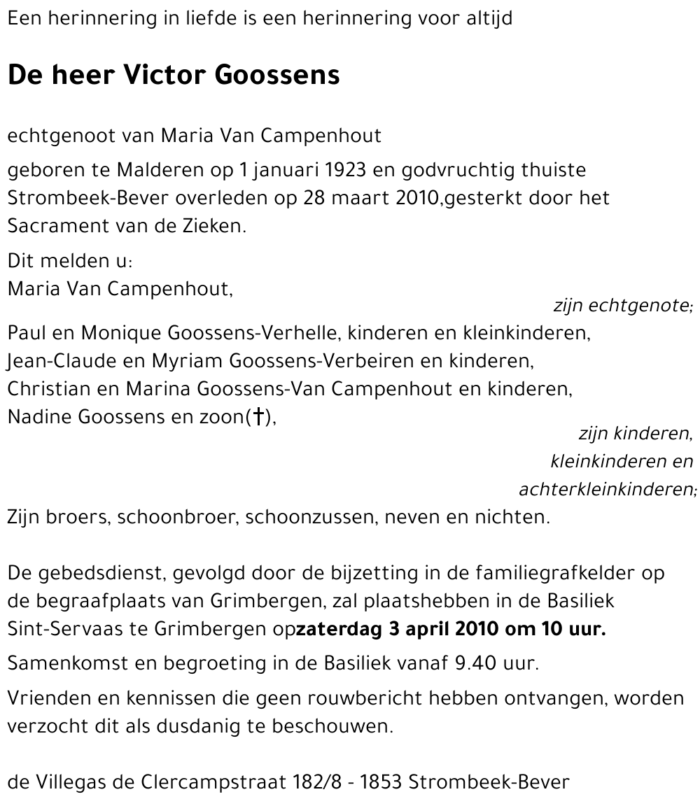 Victor Goossens