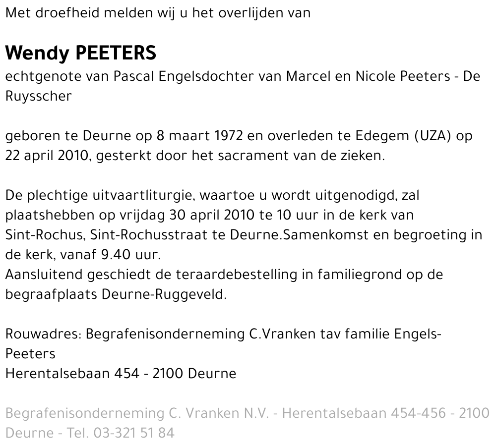 Wendy Peeters