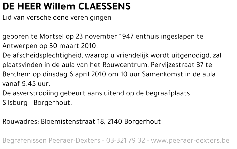 Willem Claessens