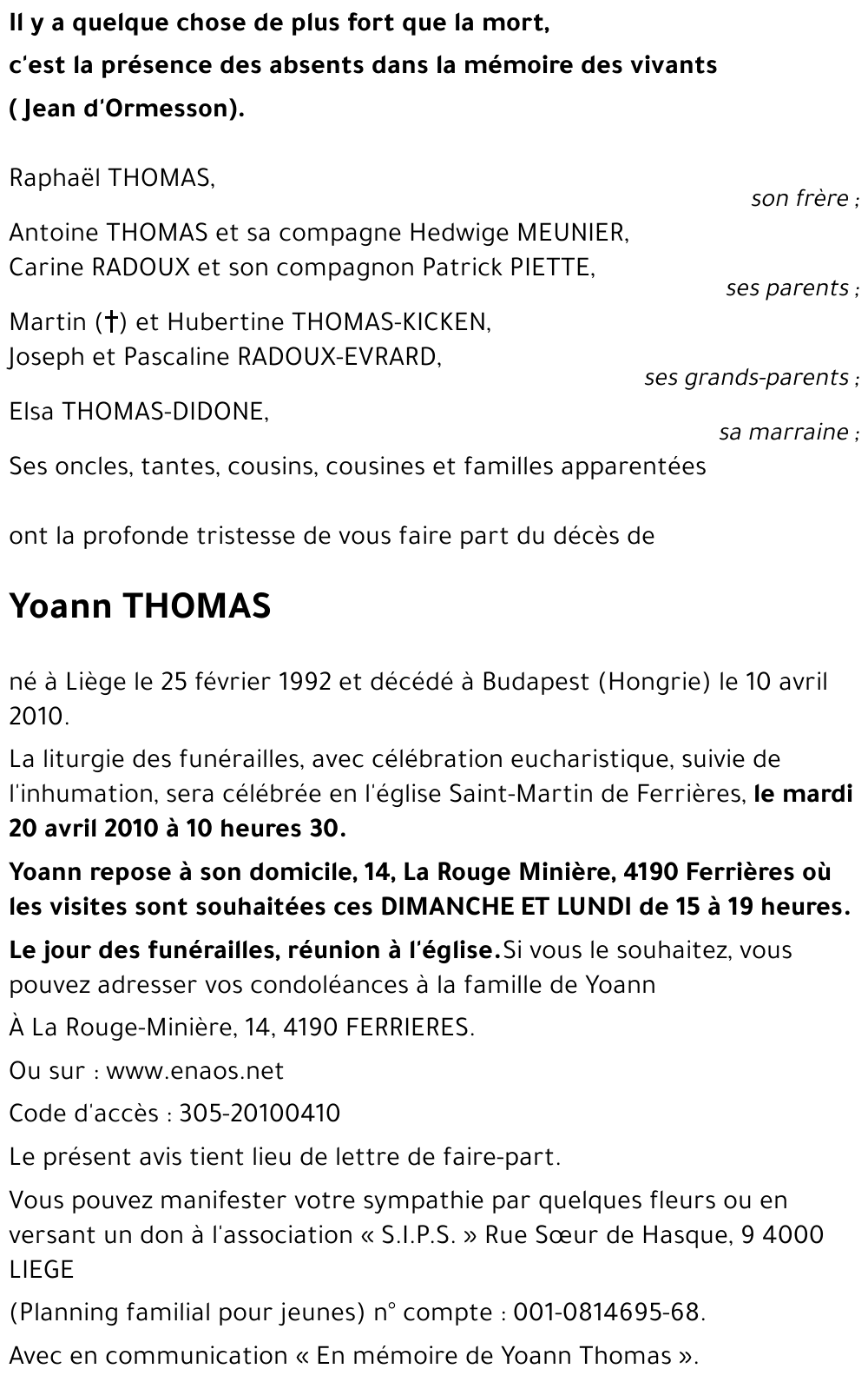 Yoann THOMAS