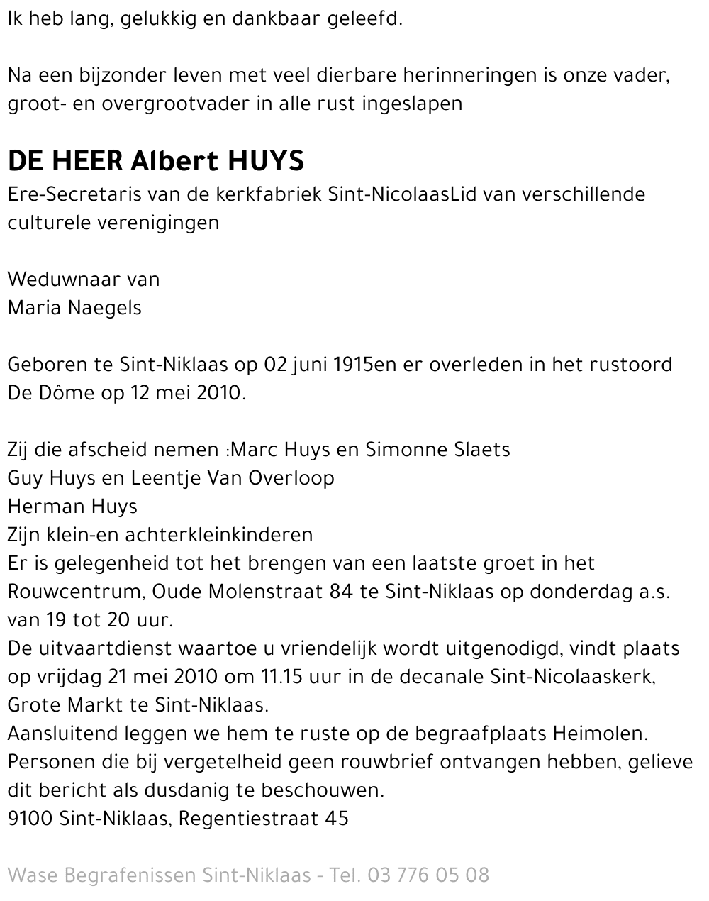 Albert Huys